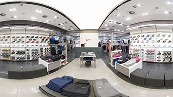 Google панорама Nike